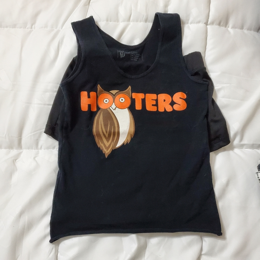 Hooters Girl Uniform Top and Shorts
